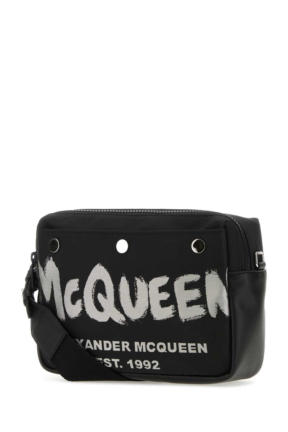 ALEXANDER MCQUEEN Graffiti Crossbody Mini Handbag - 24 cm x 16 cm x 8 cm