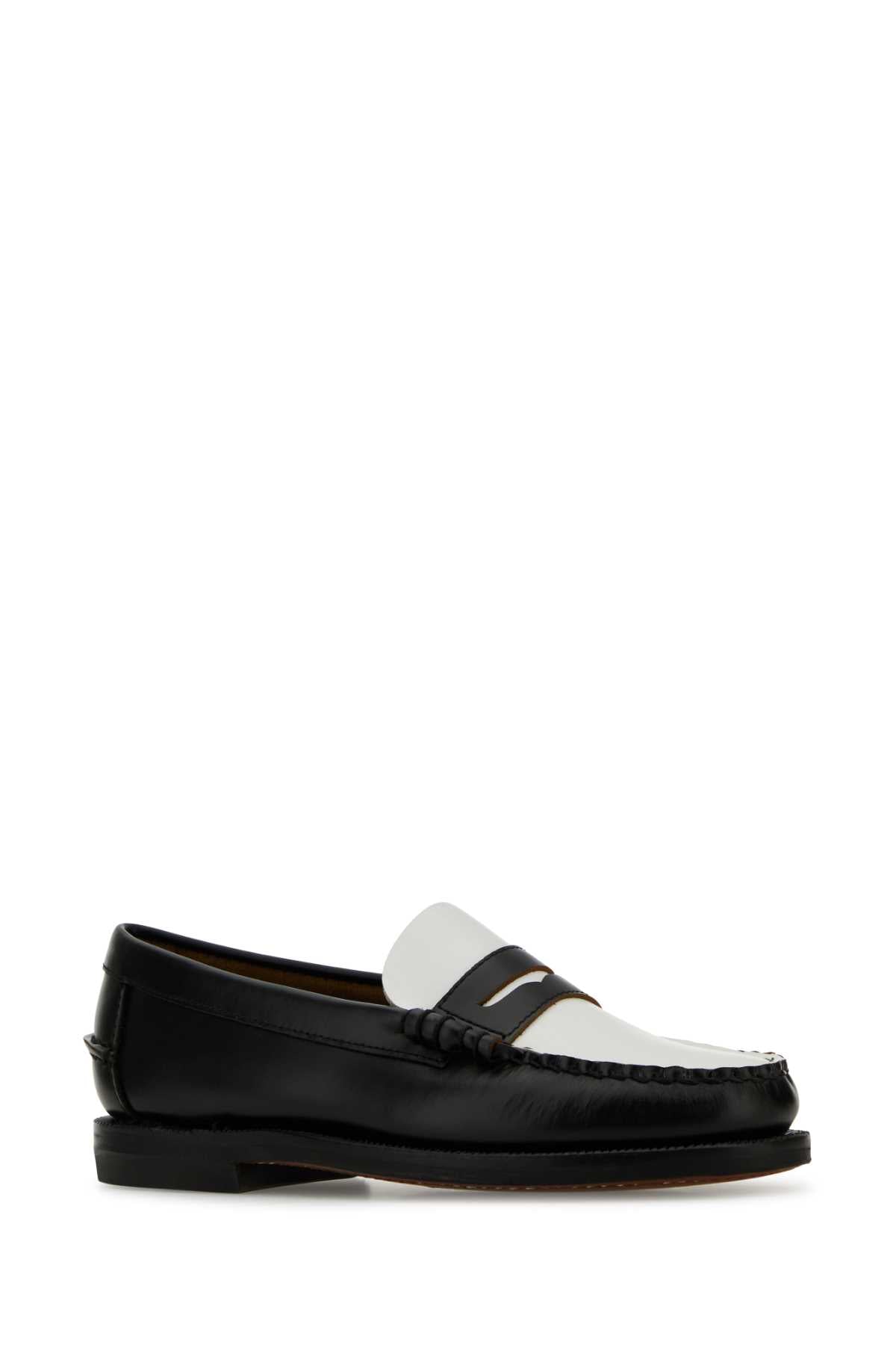 SEBAGO Classic Two-tone Leather Loafers for Women