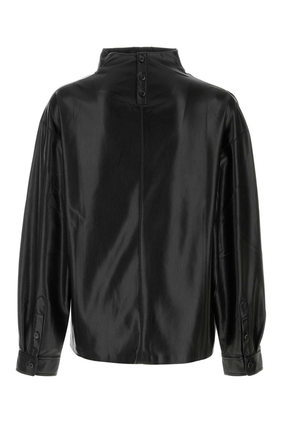 NANUSHKA Synthetic Leather Mikael Top for Men