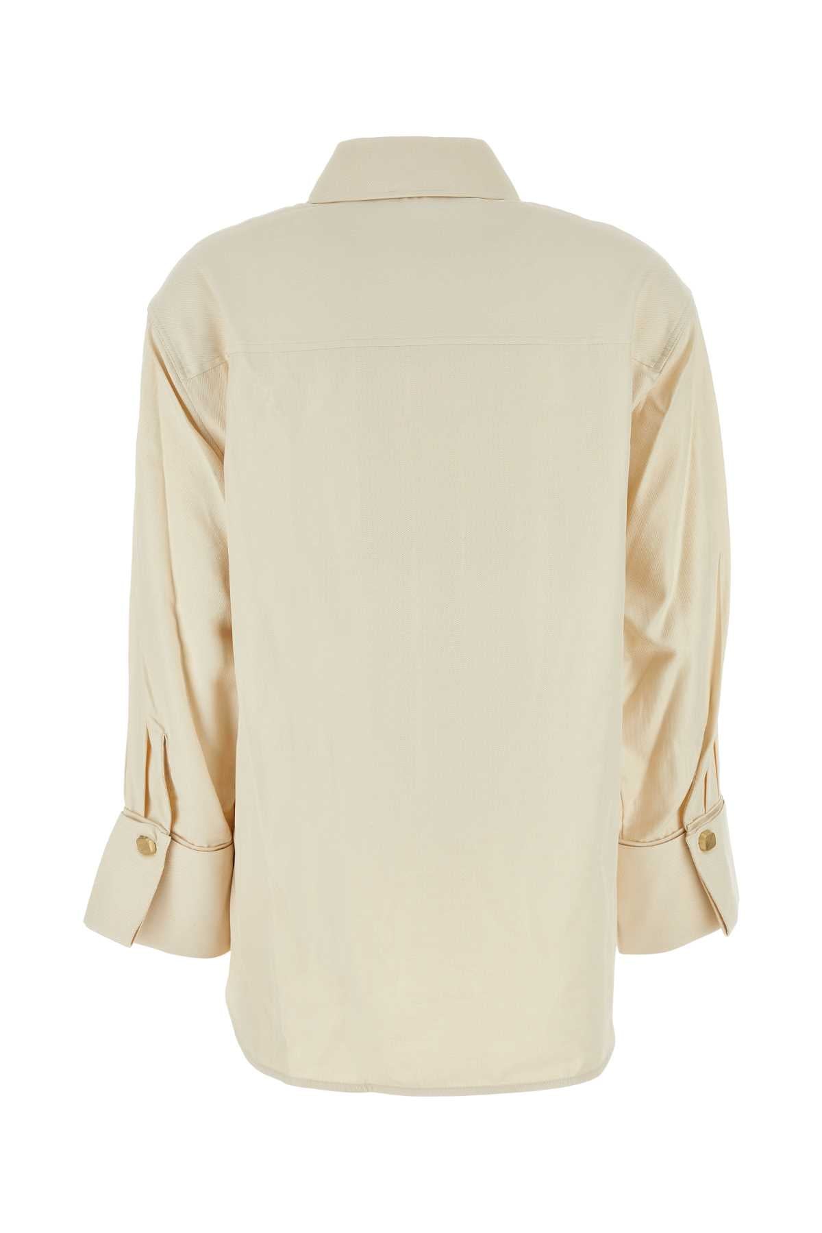 CAMILLA AND MARC Oversize Sand Cotton and Polyester Shirt