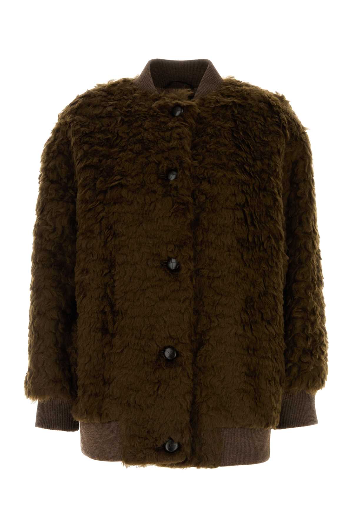 WEEKEND Cozy Teddy Agiate Bomber Jacket for Women