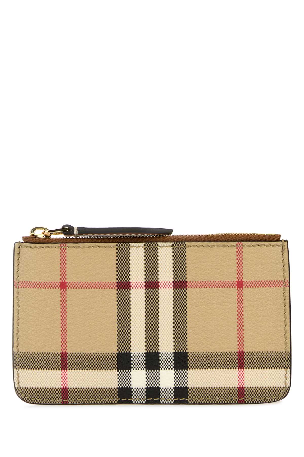 BURBERRY Printed e-canvas Mini Card Holder (13 cm x 7.5 cm)