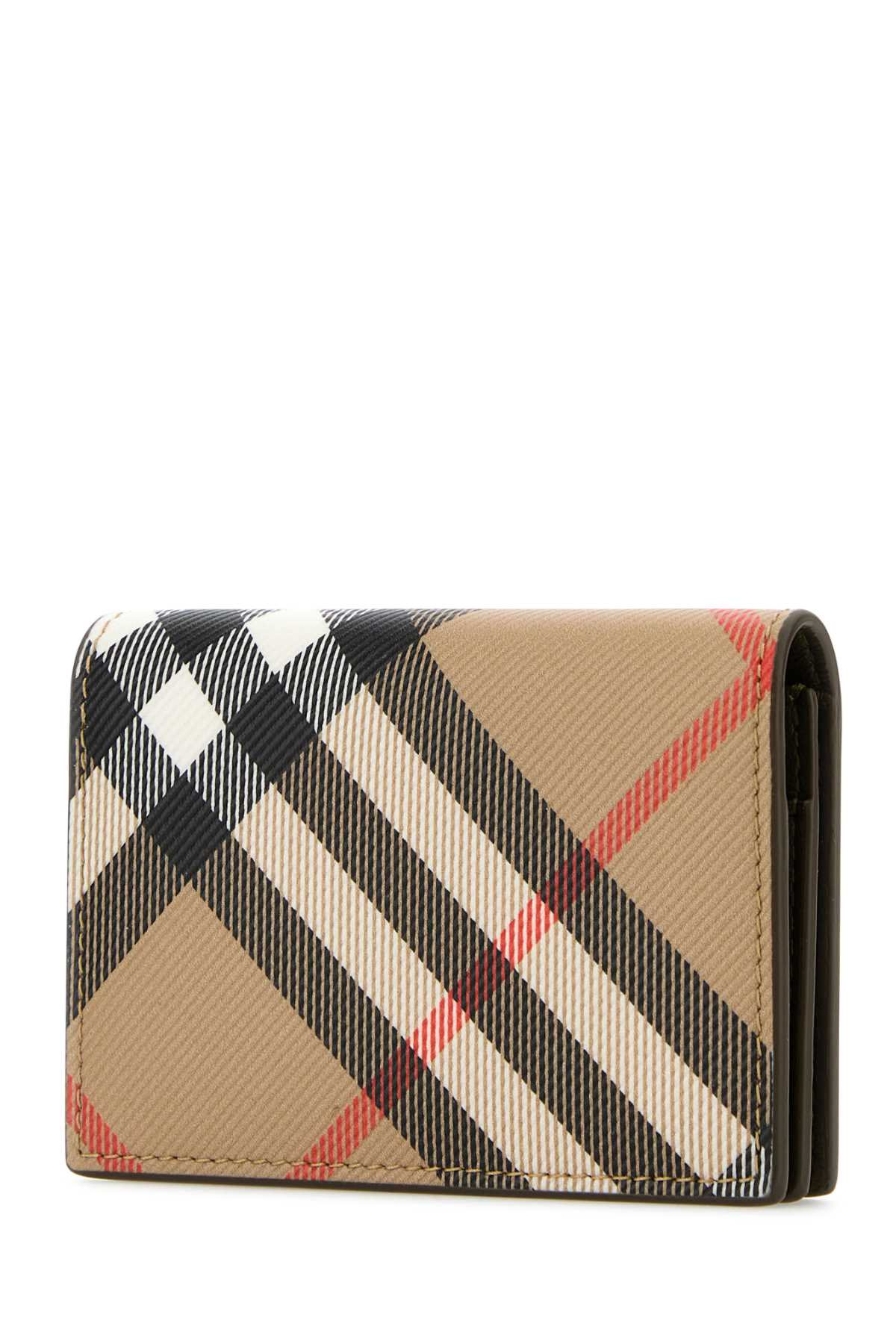 BURBERRY Printed E-Canvas Mini Card Holder - Signature Style