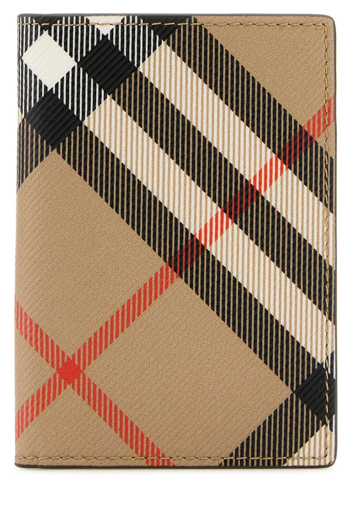BURBERRY Printed E-Canvas Card Holder - Compact (7.5 cm x 10.5 cm)