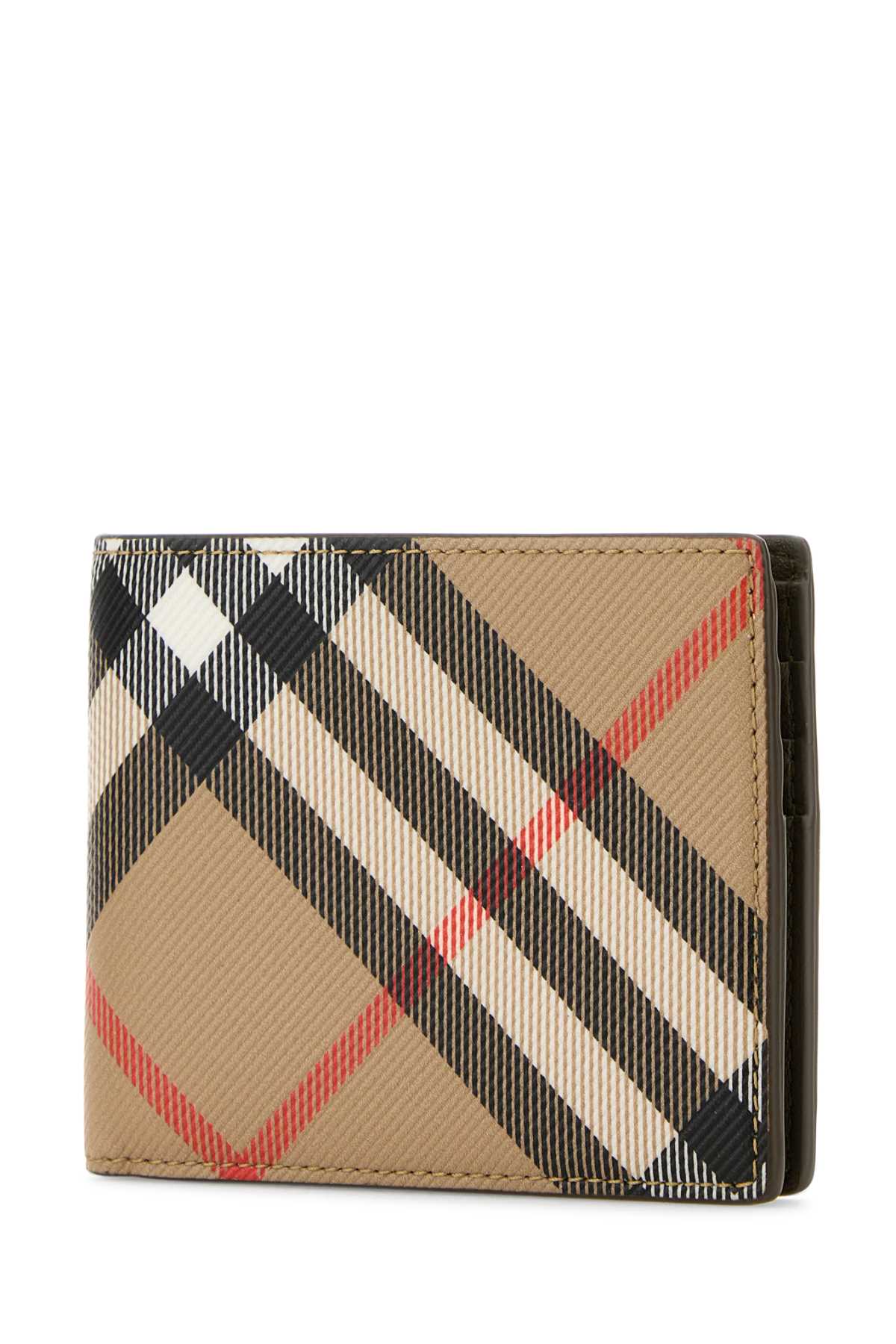 BURBERRY Printed E-Canvas Wallet - Dimensions 11cm x 8.5cm x 2cm