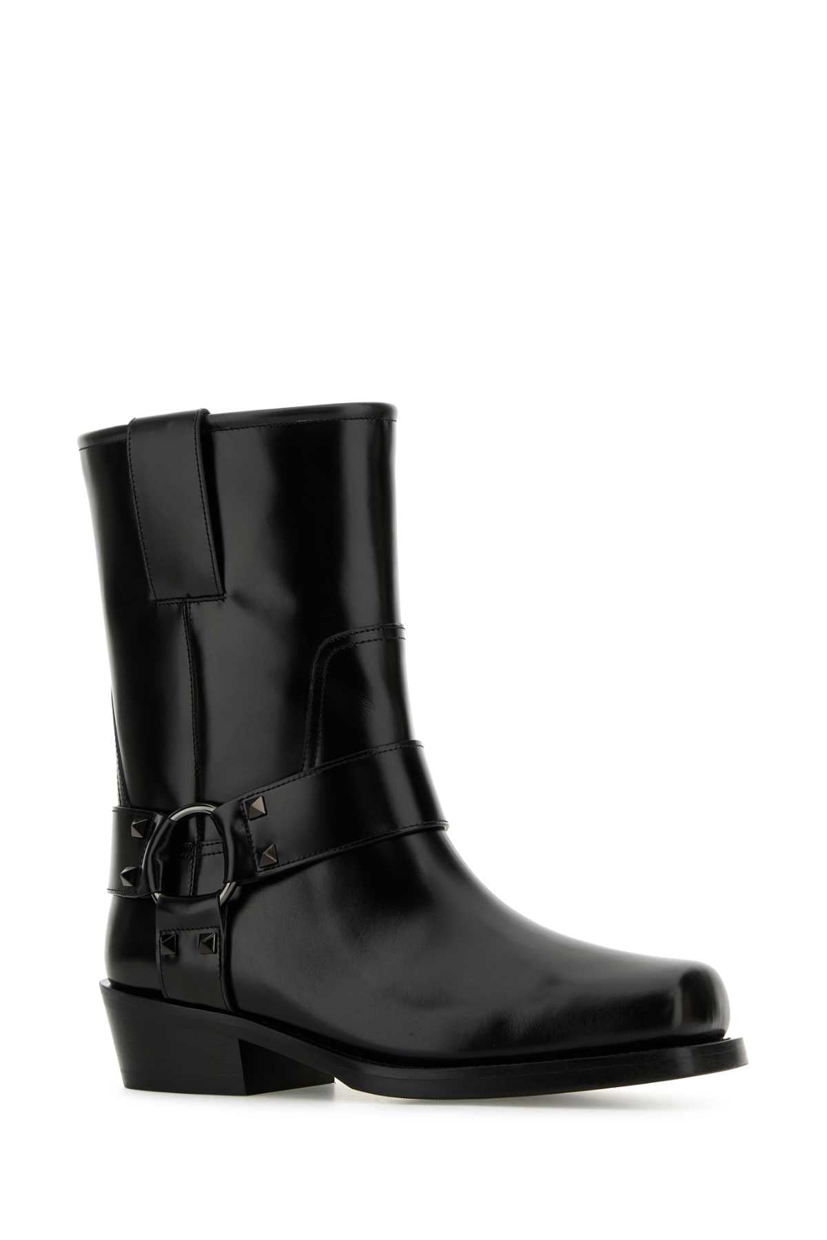 VALENTINO GARAVANI Biker Rockstud Ankle Boots for Women
