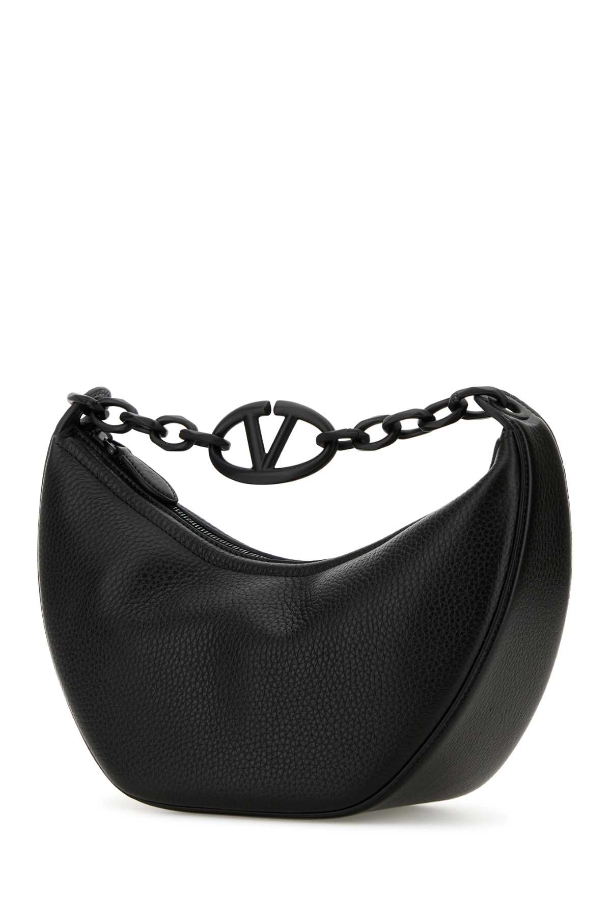 VALENTINO GARAVANI Mini Leather Hobo Handbag with VLogo Moon Design