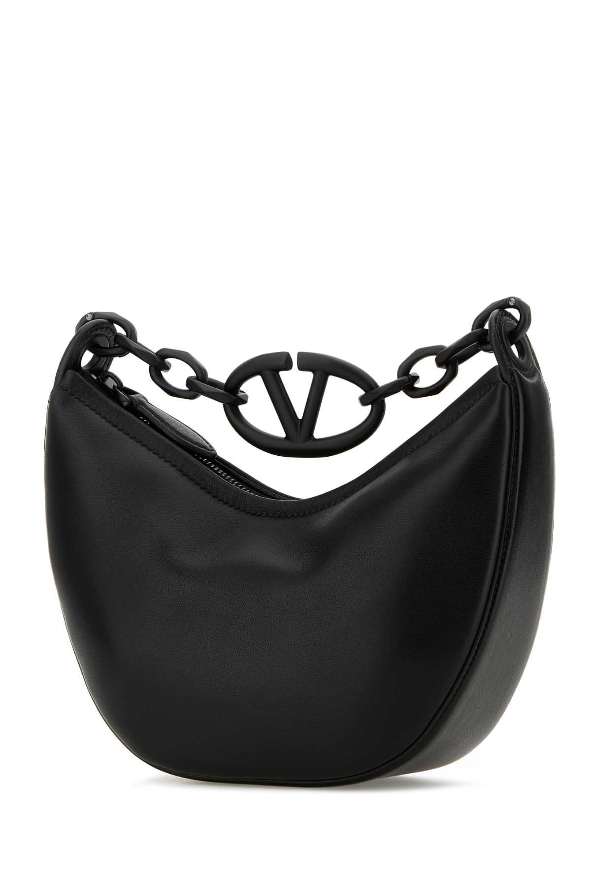 VALENTINO GARAVANI Mini Leather Hobo Handbag with VLogo Moon