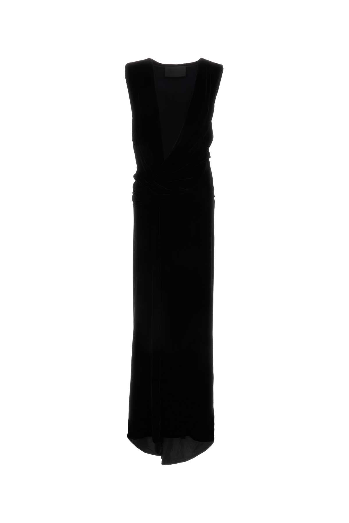 VALENTINO GARAVANI Elegant Velvet Long Dress for Women