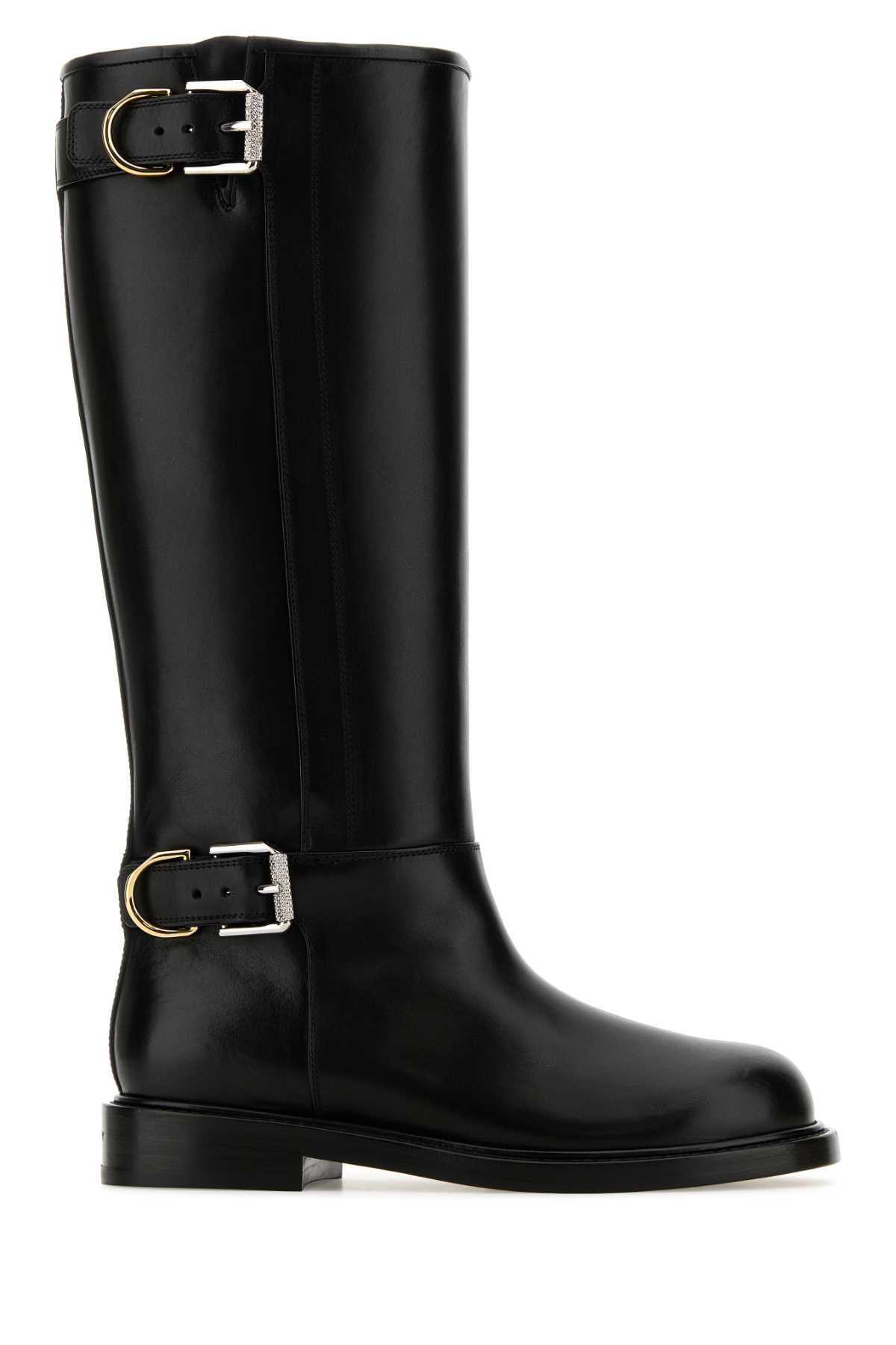 GIVENCHY Stylish Calf Leather Voyou Boots for Women