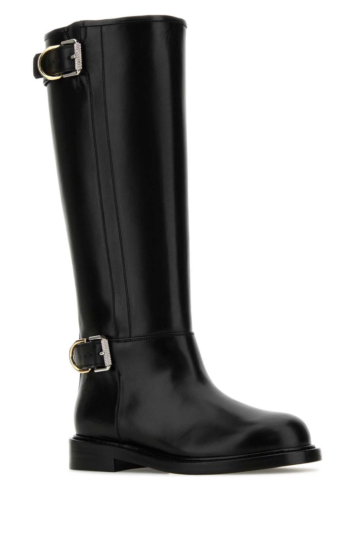 GIVENCHY Stylish Calf Leather Voyou Boots for Women