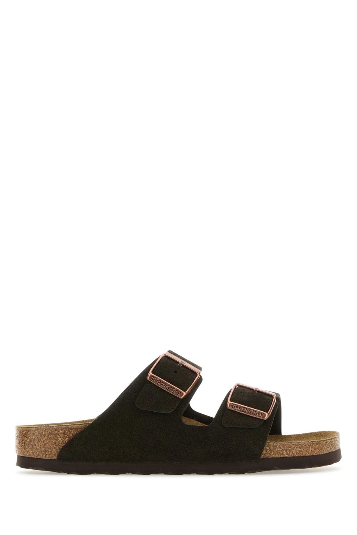 BIRKENSTOCK Unisex Suede Arizona Slippers