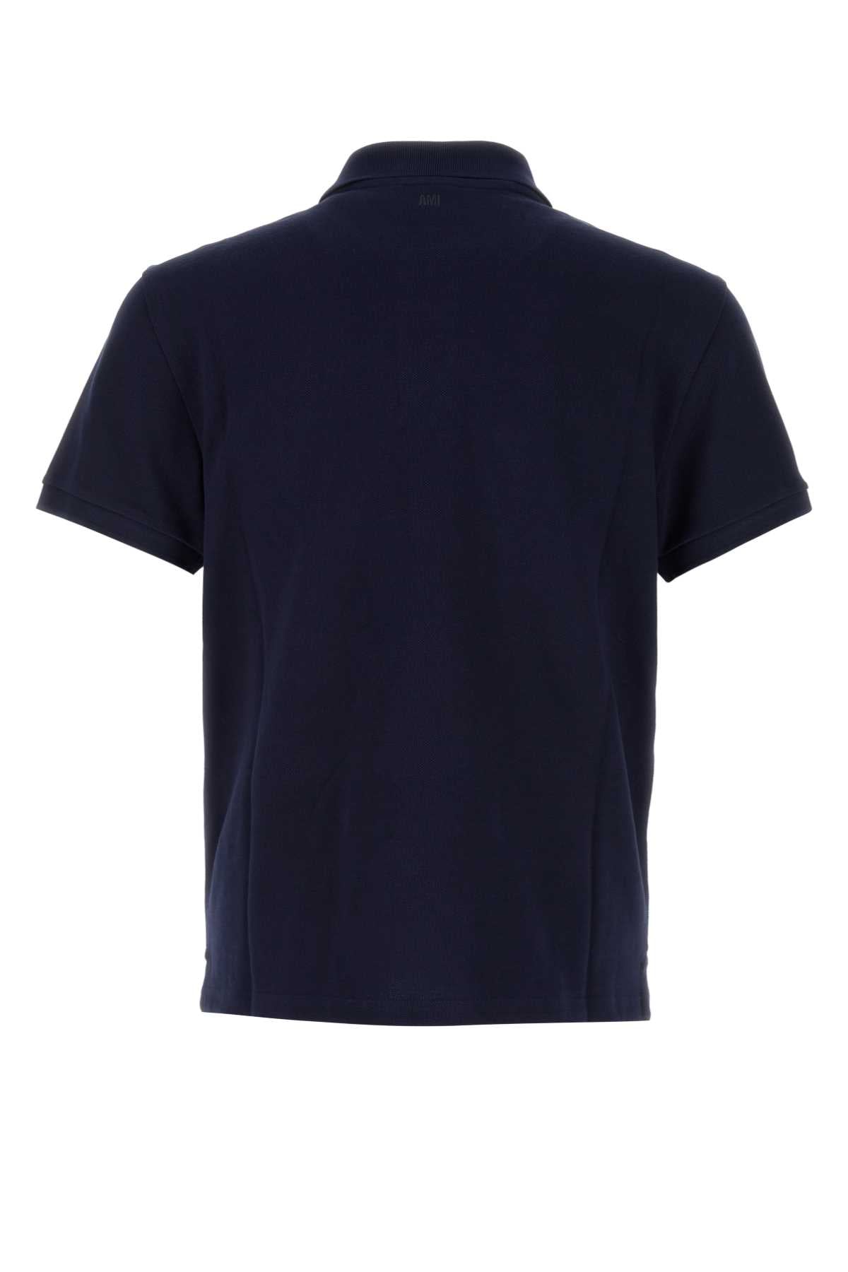 AMI Classic Piquet Polo Shirt for Men