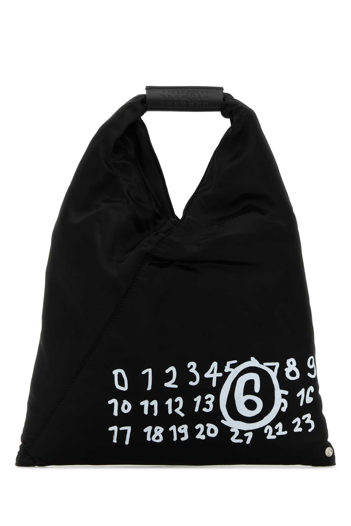 MM6 MAISON MARGIELA Mini Japanese Handbag with Silver Finishing - 34 cm x 42 cm