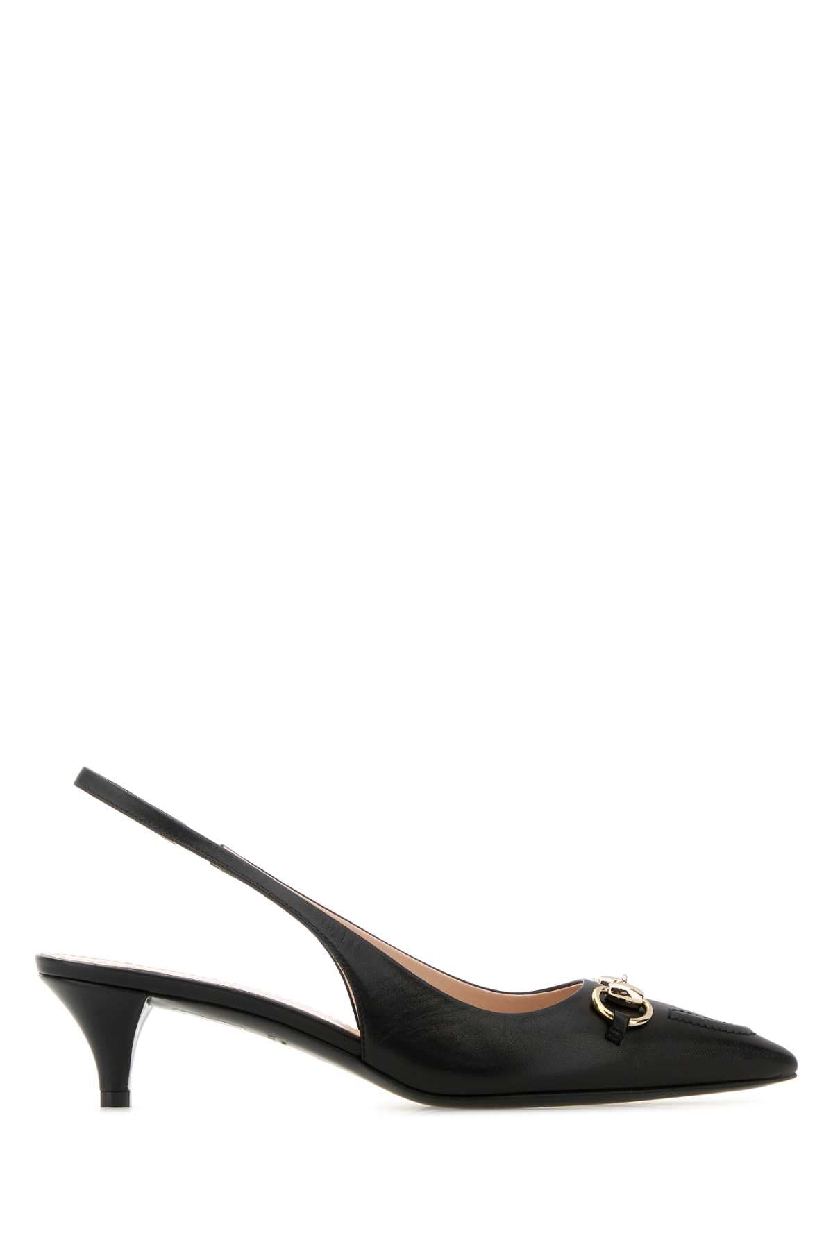 GUCCI Classic Leather Pumps with 4.5 cm Heel