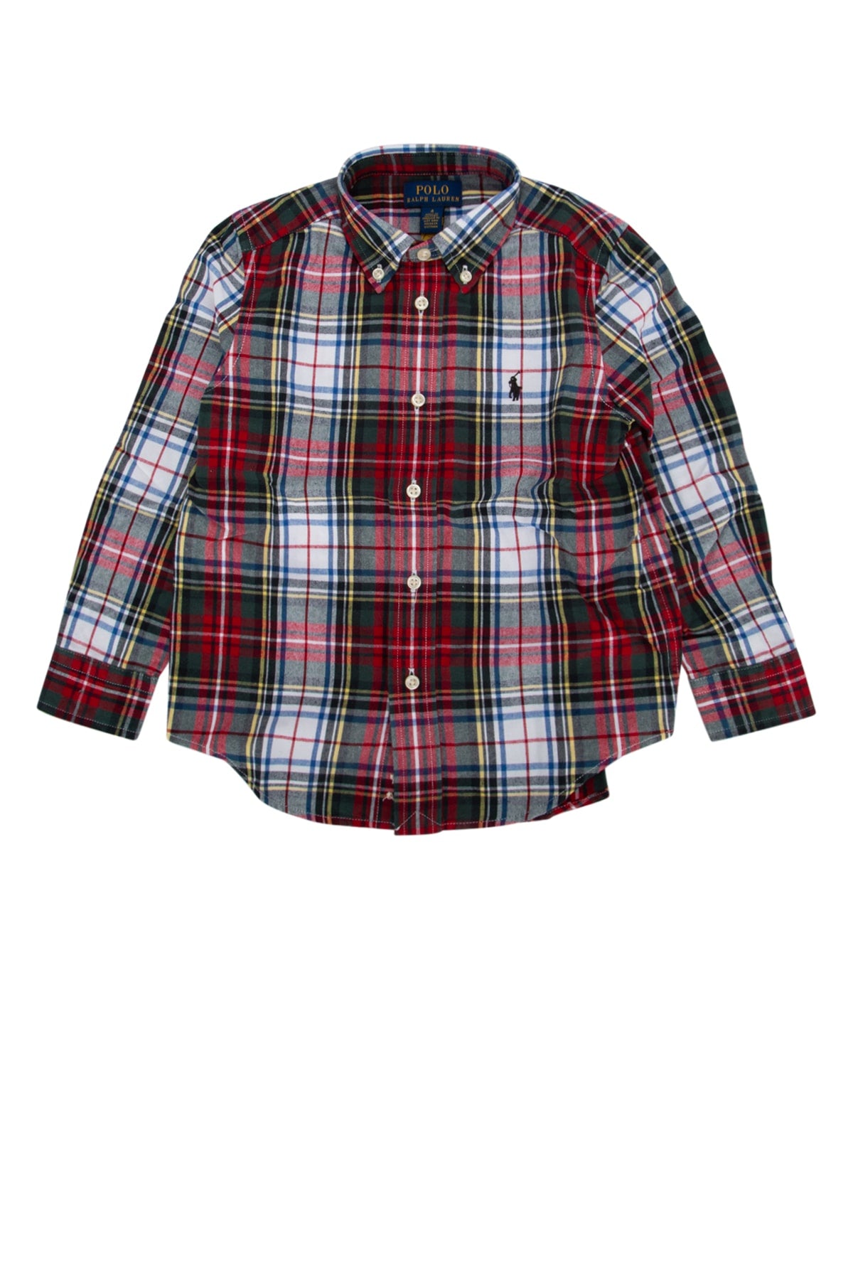 POLO RALPH LAUREN JR Mini Long Sleeve Button-Down Sport Shirt
