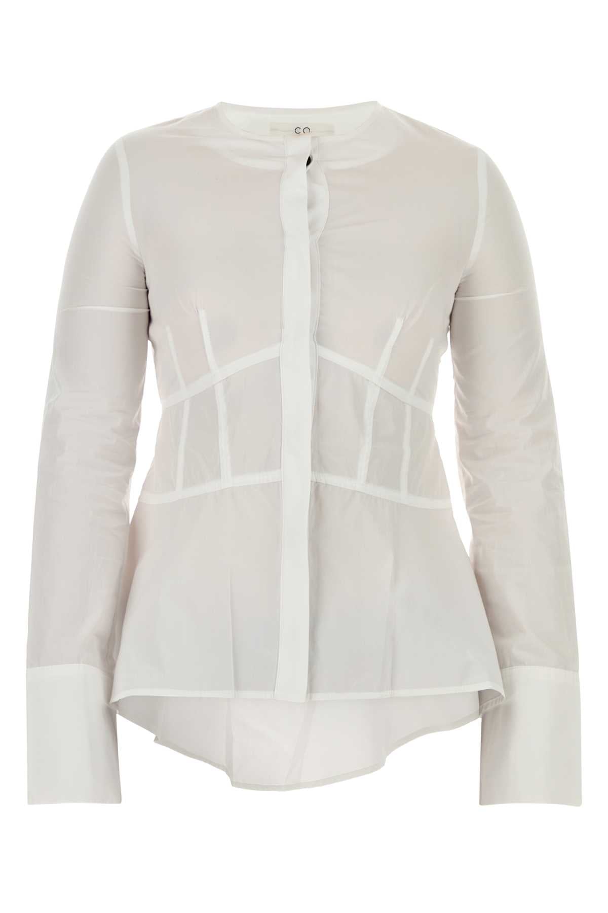 CO Classic White Poplin Shirt - Women's FW24