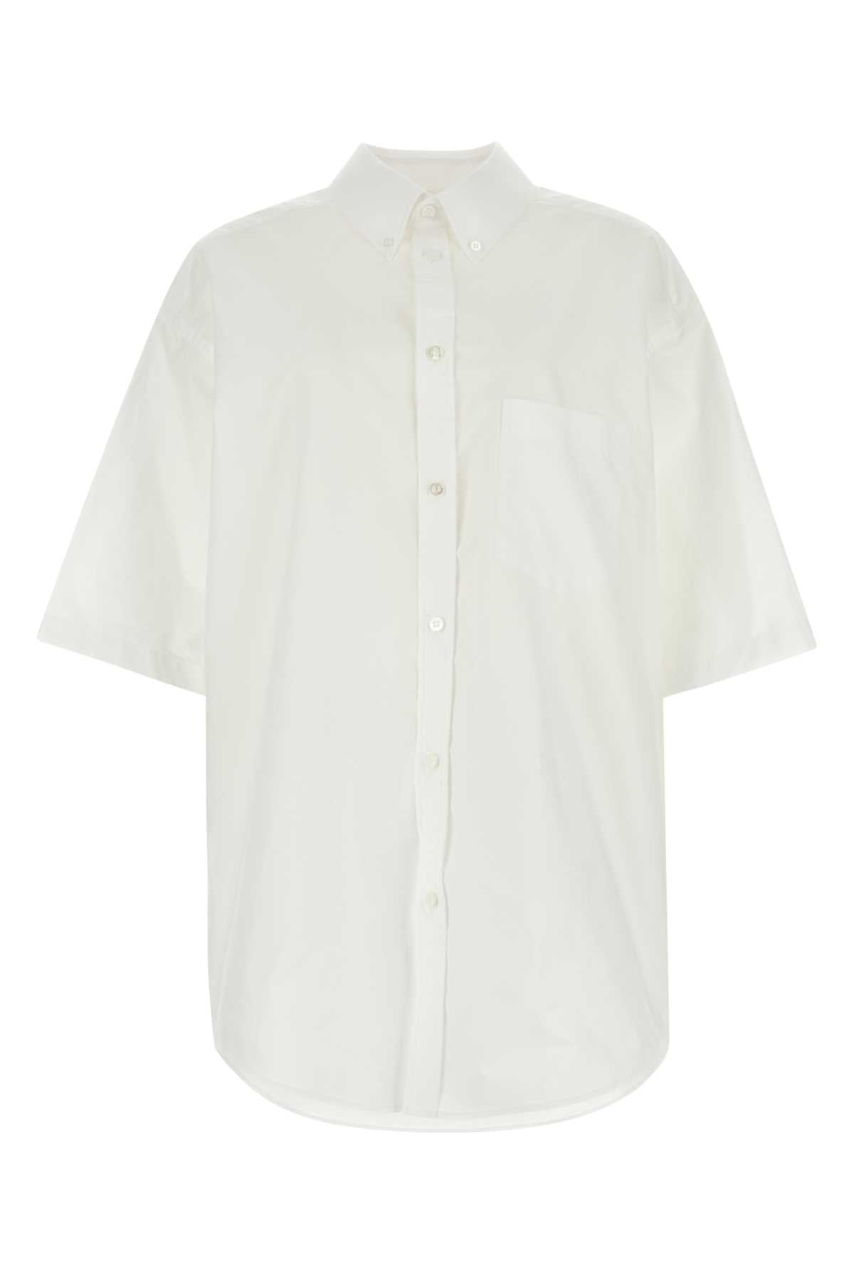 BALENCIAGA Oversized Poplin Shirt for Women