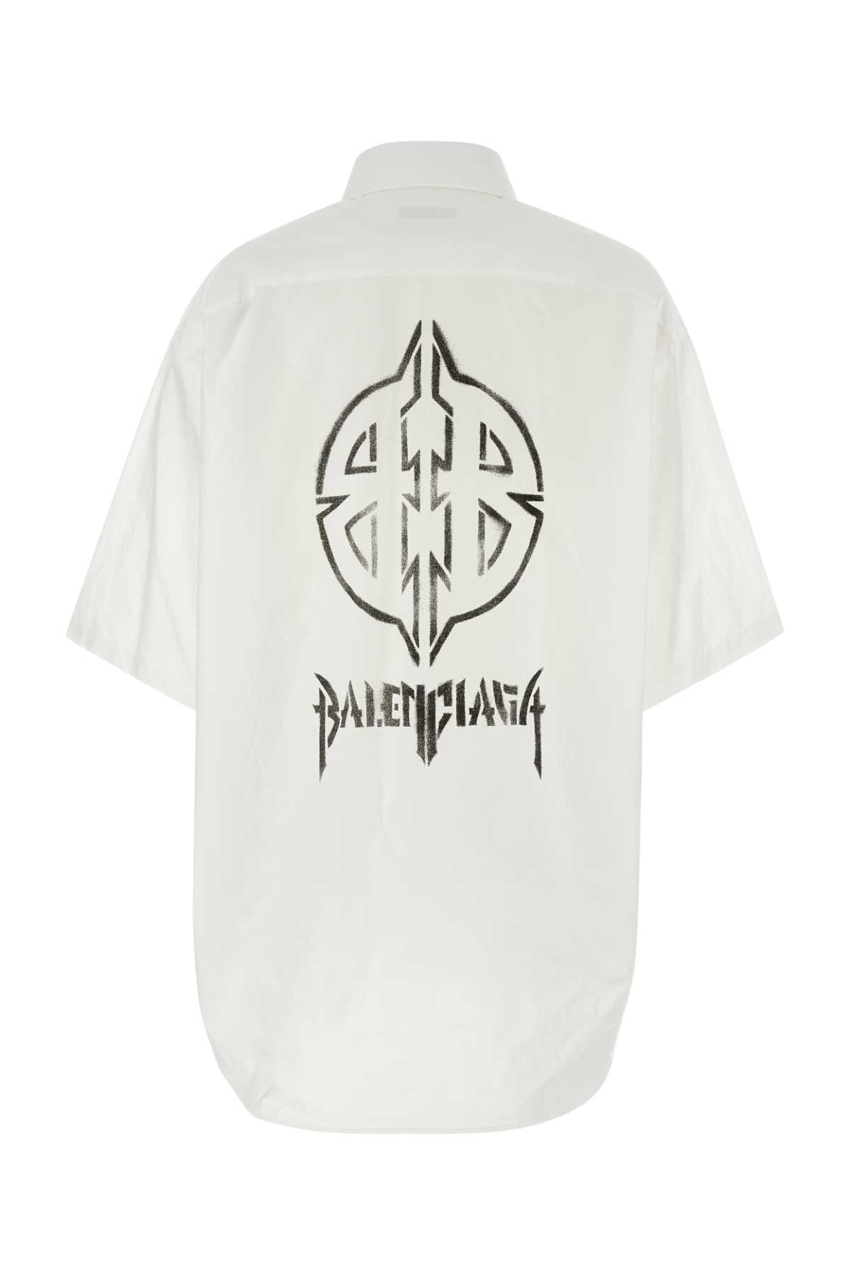 BALENCIAGA Oversized Poplin Shirt for Women