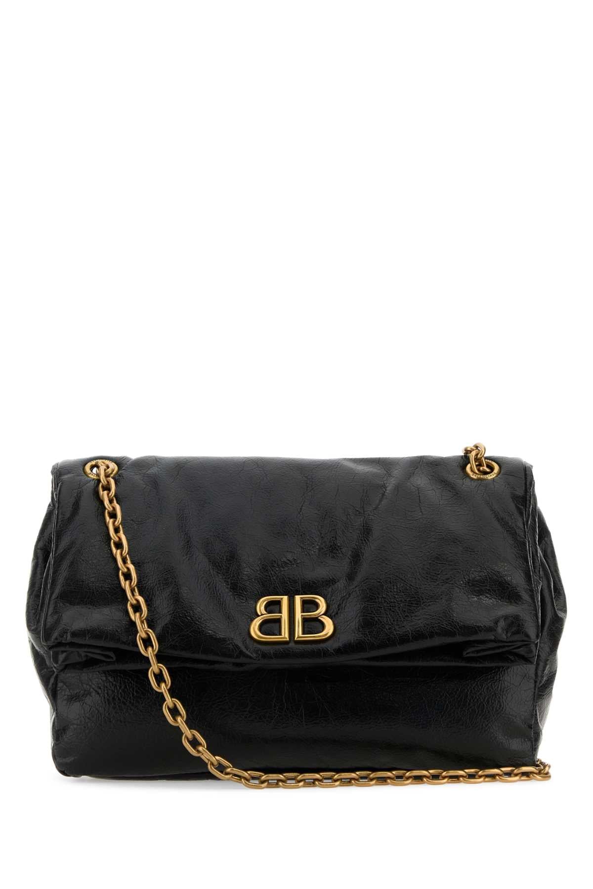 BALENCIAGA Medium Monaco Leather Shoulder Handbag