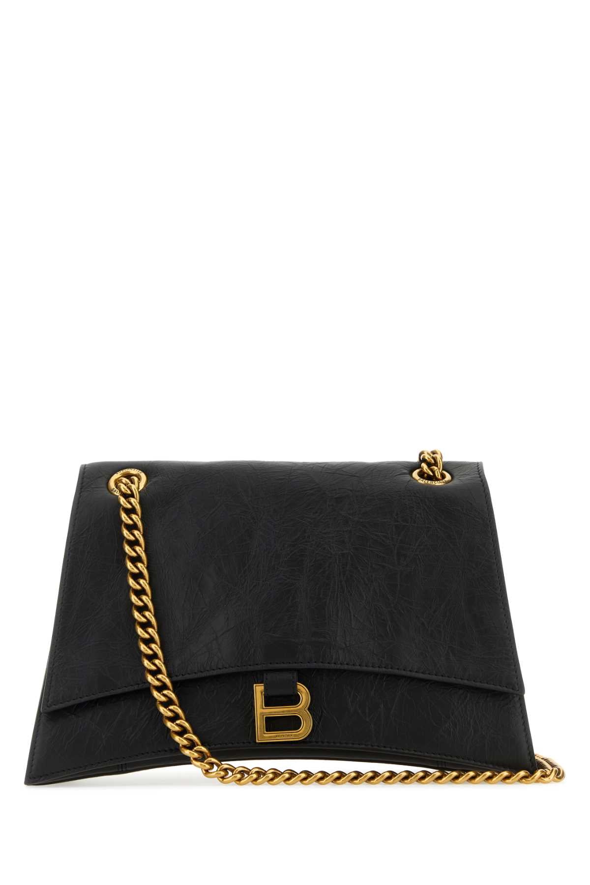 BALENCIAGA Medium Crush Shoulder Handbag