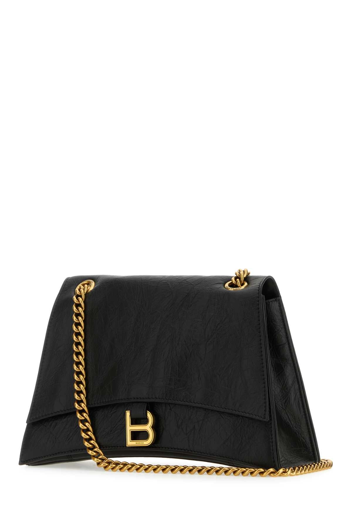 BALENCIAGA Medium Crush Shoulder Handbag