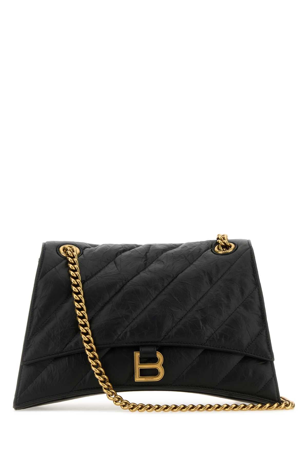 BALENCIAGA Medium Crush Shoulder Handbag