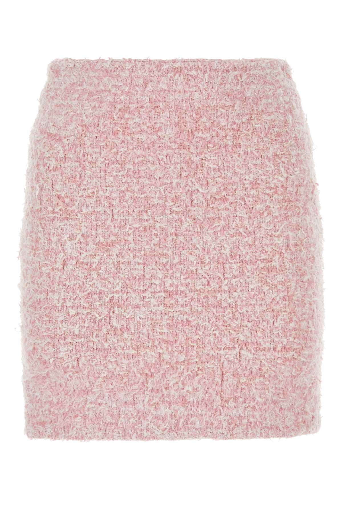 BALENCIAGA Chic Tweed Mini Skirt for Modern Women