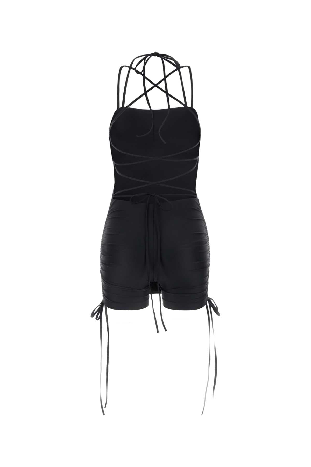BALENCIAGA Women's Stretch Nylon Mini Dress