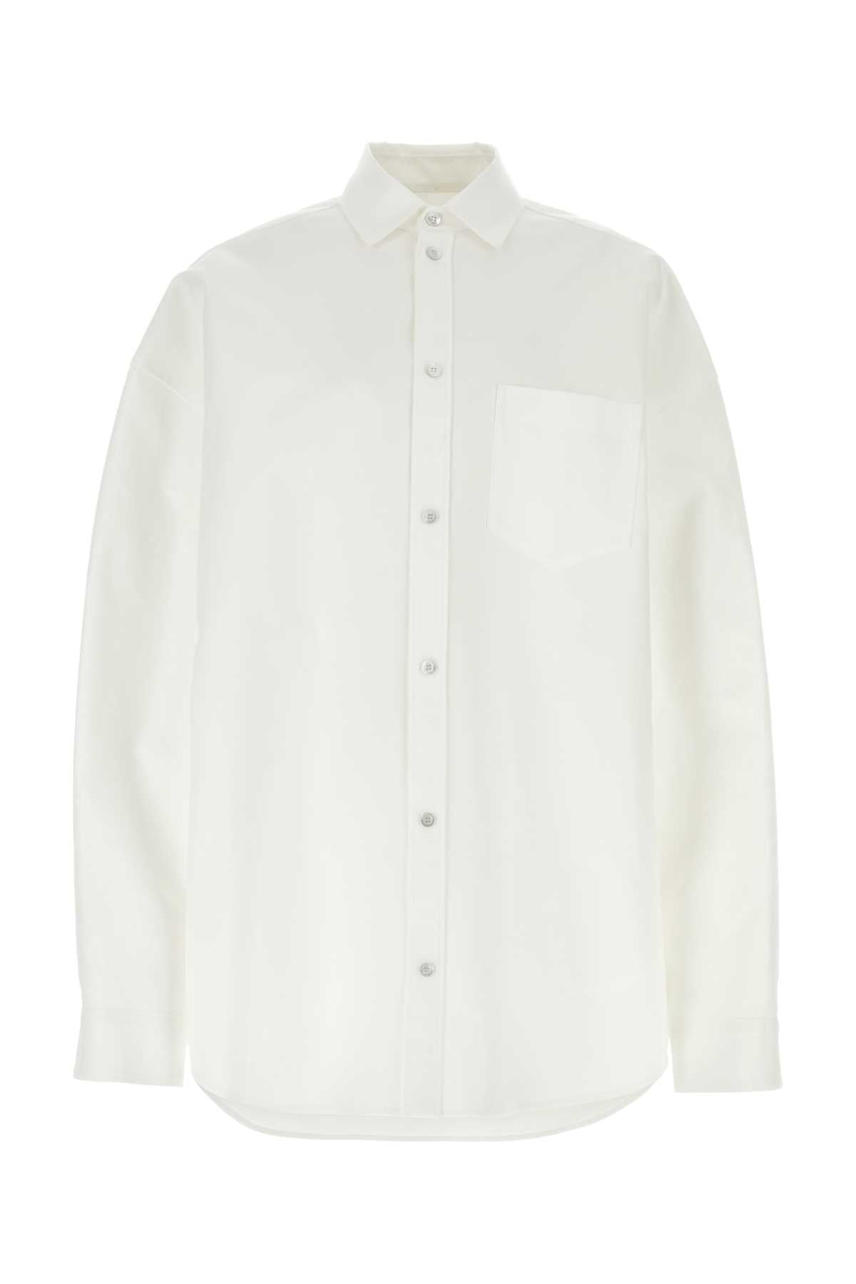BALENCIAGA Oversized Poplin Shirt for Women