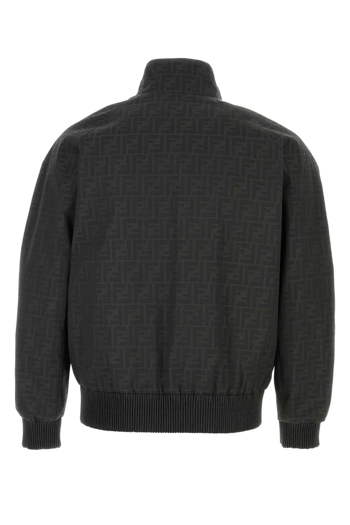 FENDI Embroidered Polyester Blend Bomber Jacket