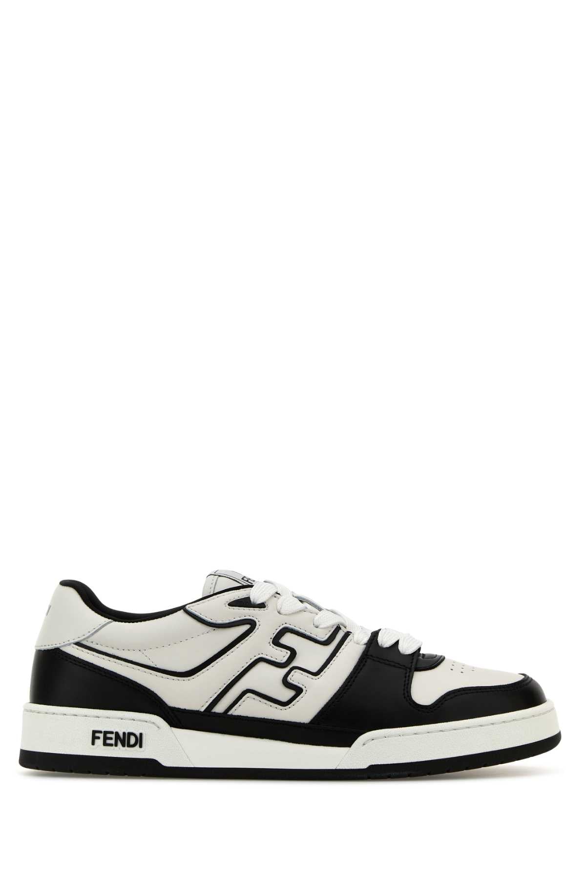 FENDI Two-tone Leather Match Sneaker for Men