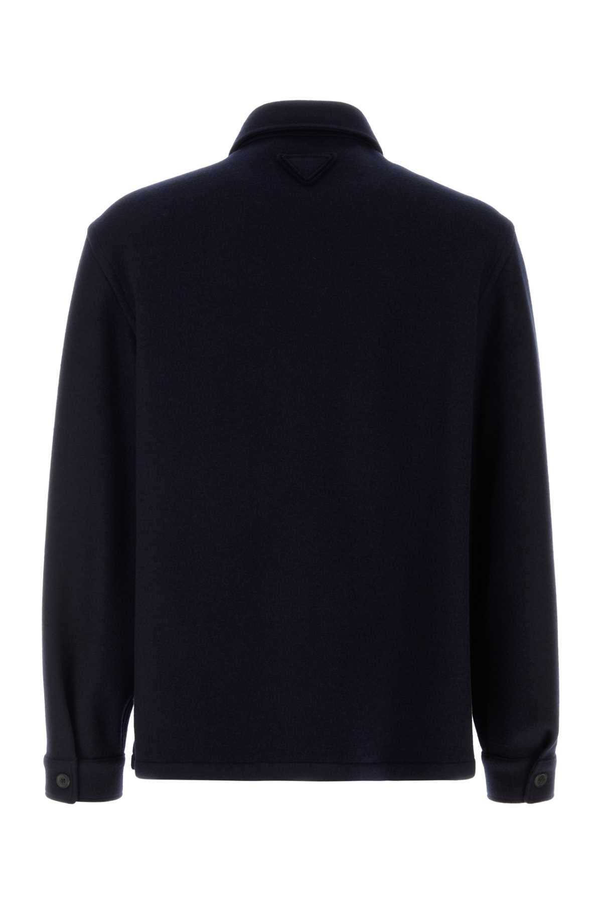 PRADA Wool Blend Shirt for Men - Stylish Essential