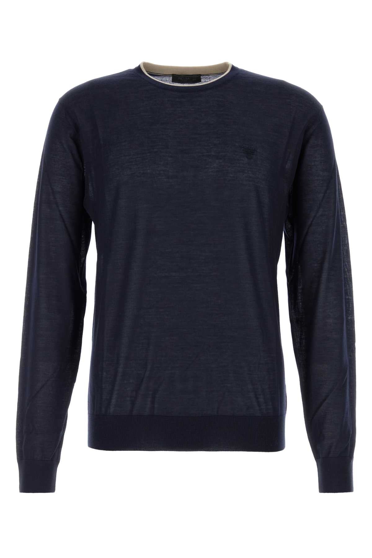 PRADA Luxury Cashmere Blend Sweater for Men