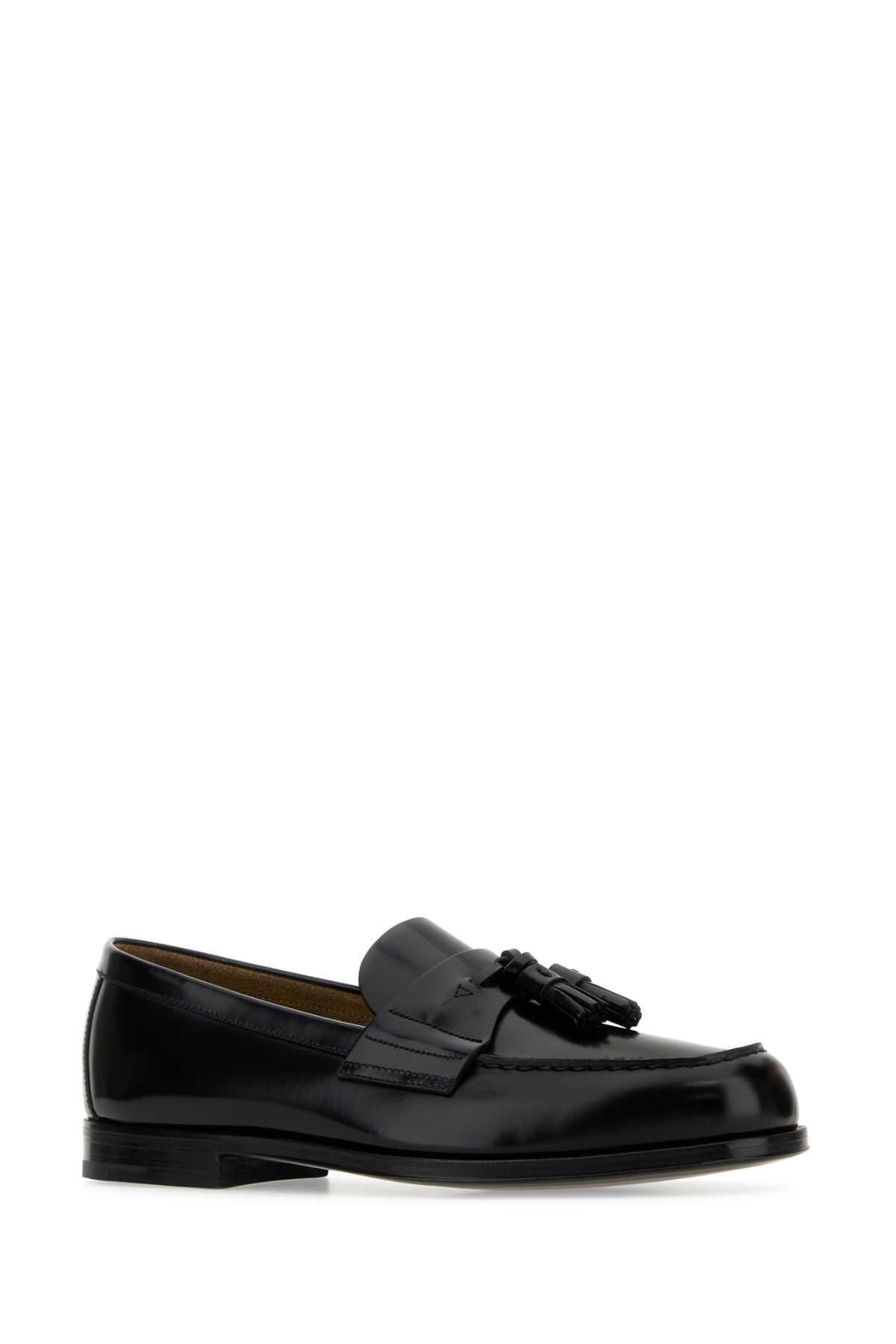 PRADA Classic Leather Loafers for Men