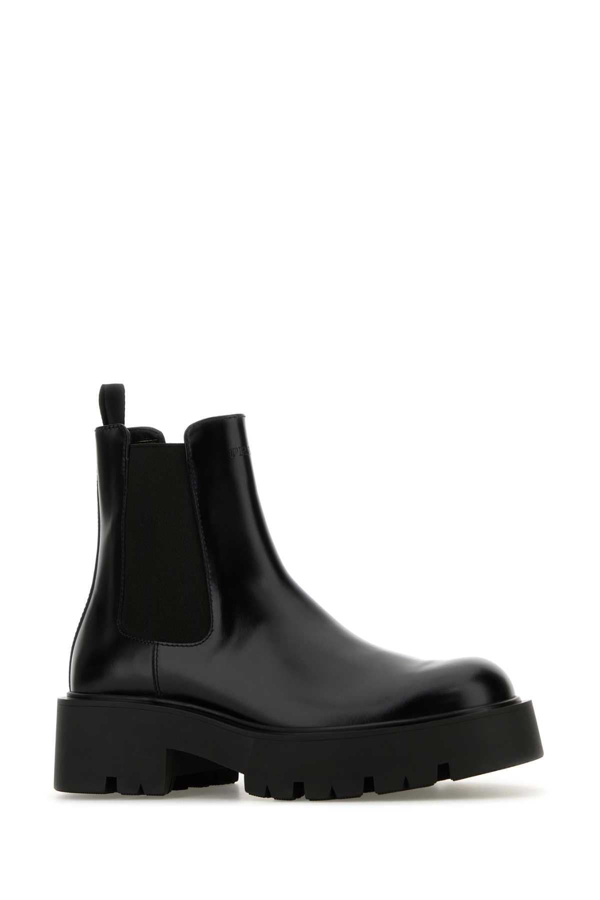 PRADA Men's Premium Leather Ankle Boots