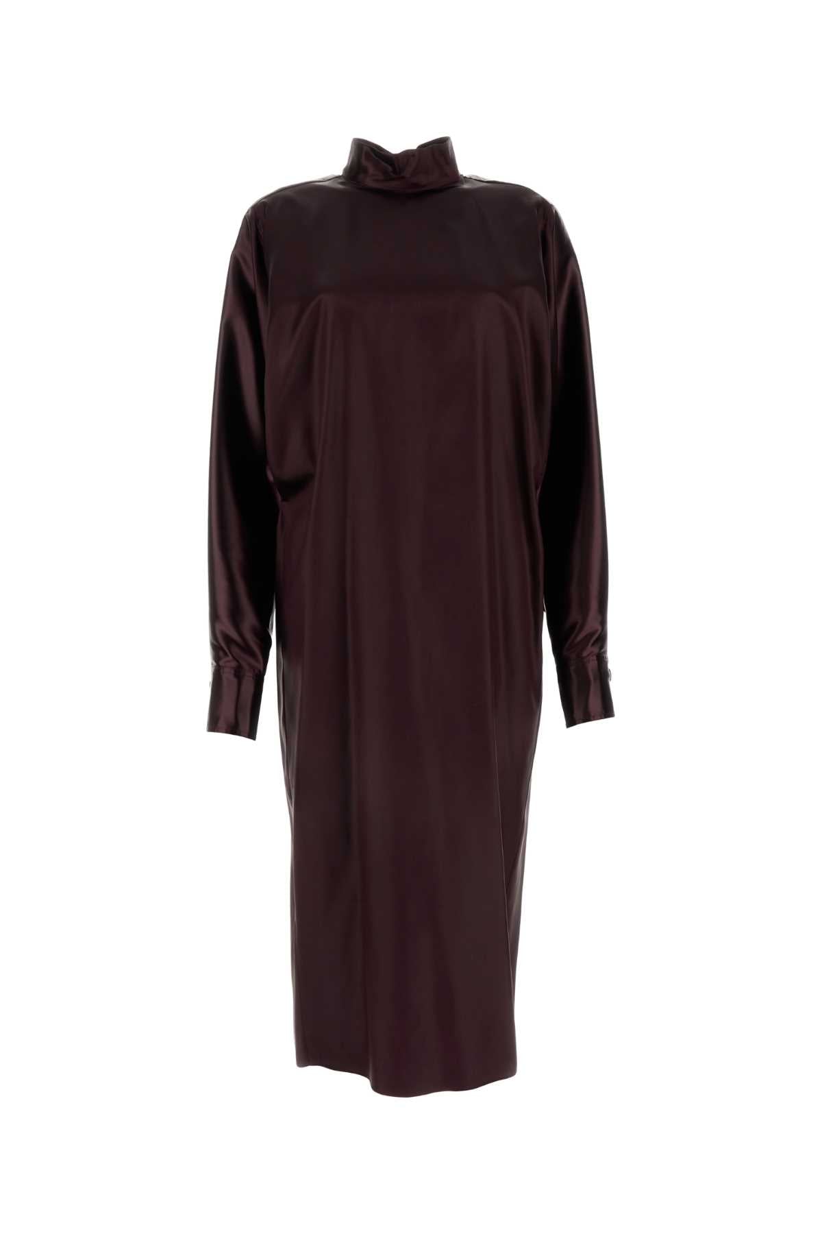 Ferragamo Elegant Satin Mini Dress for Women