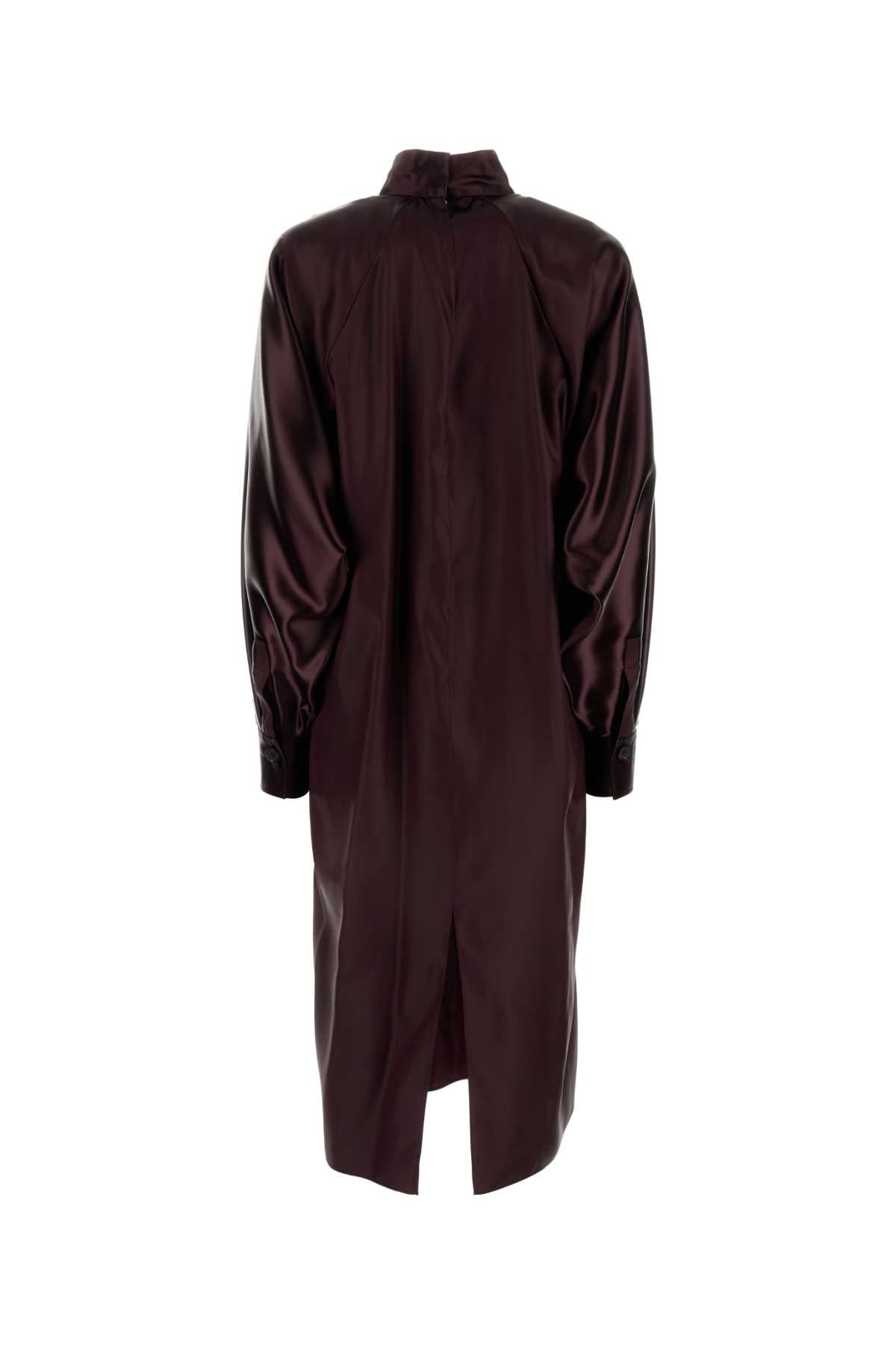 Ferragamo Elegant Satin Mini Dress for Women