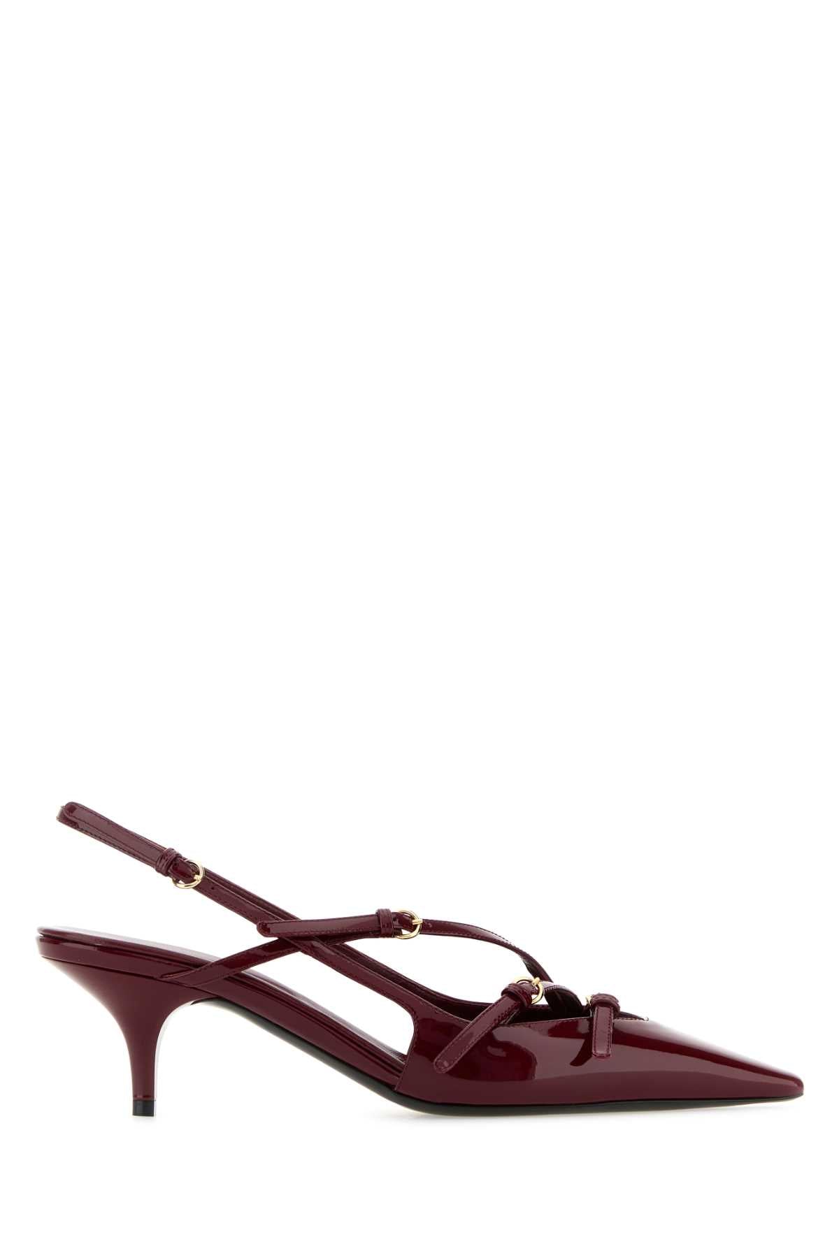MIU MIU Elegant Leather Pumps with 5.5 cm Heel Height