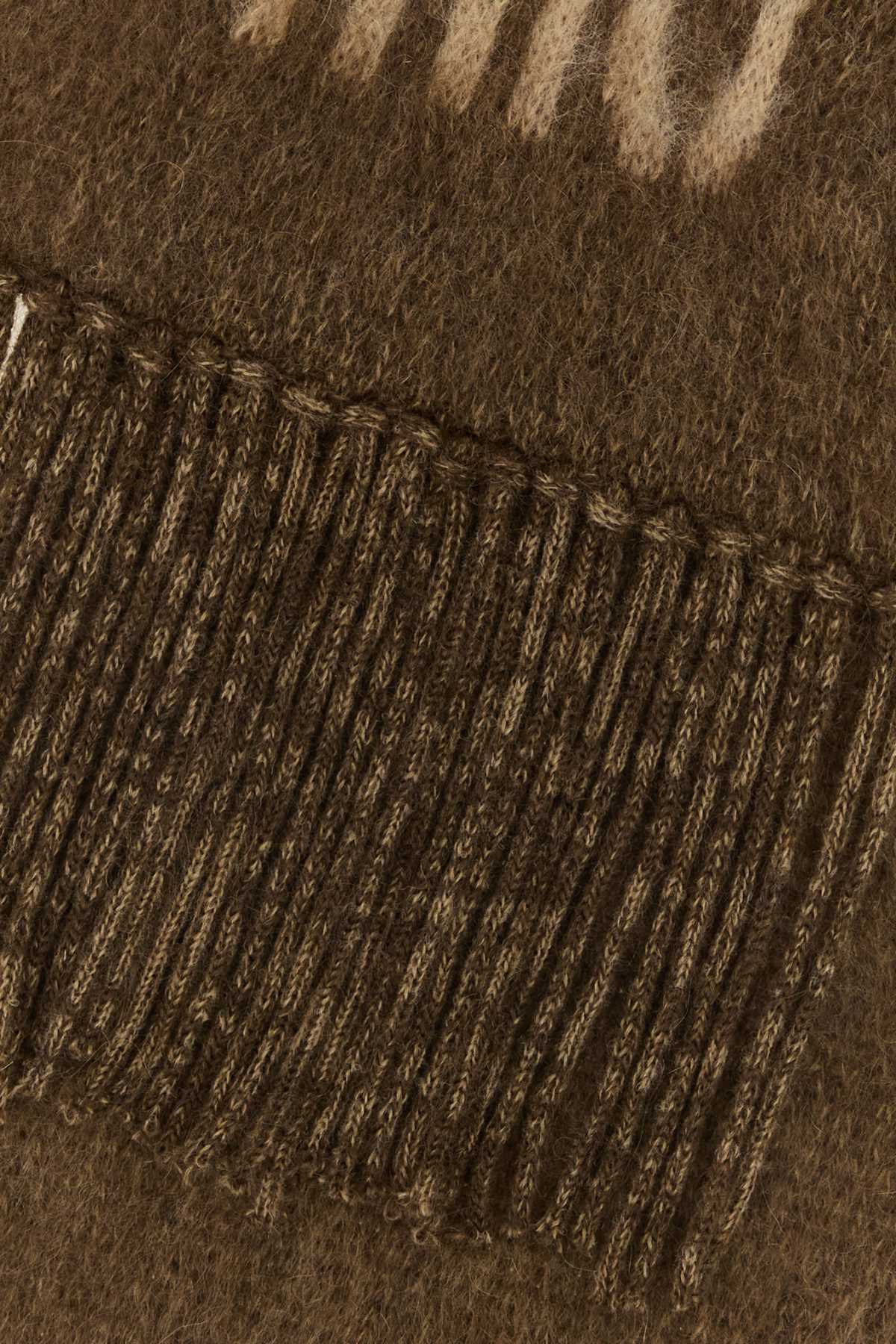 MIU MIU Luxurious Mohair Blend Scarf - Length: 185 cm, Height: 23 cm