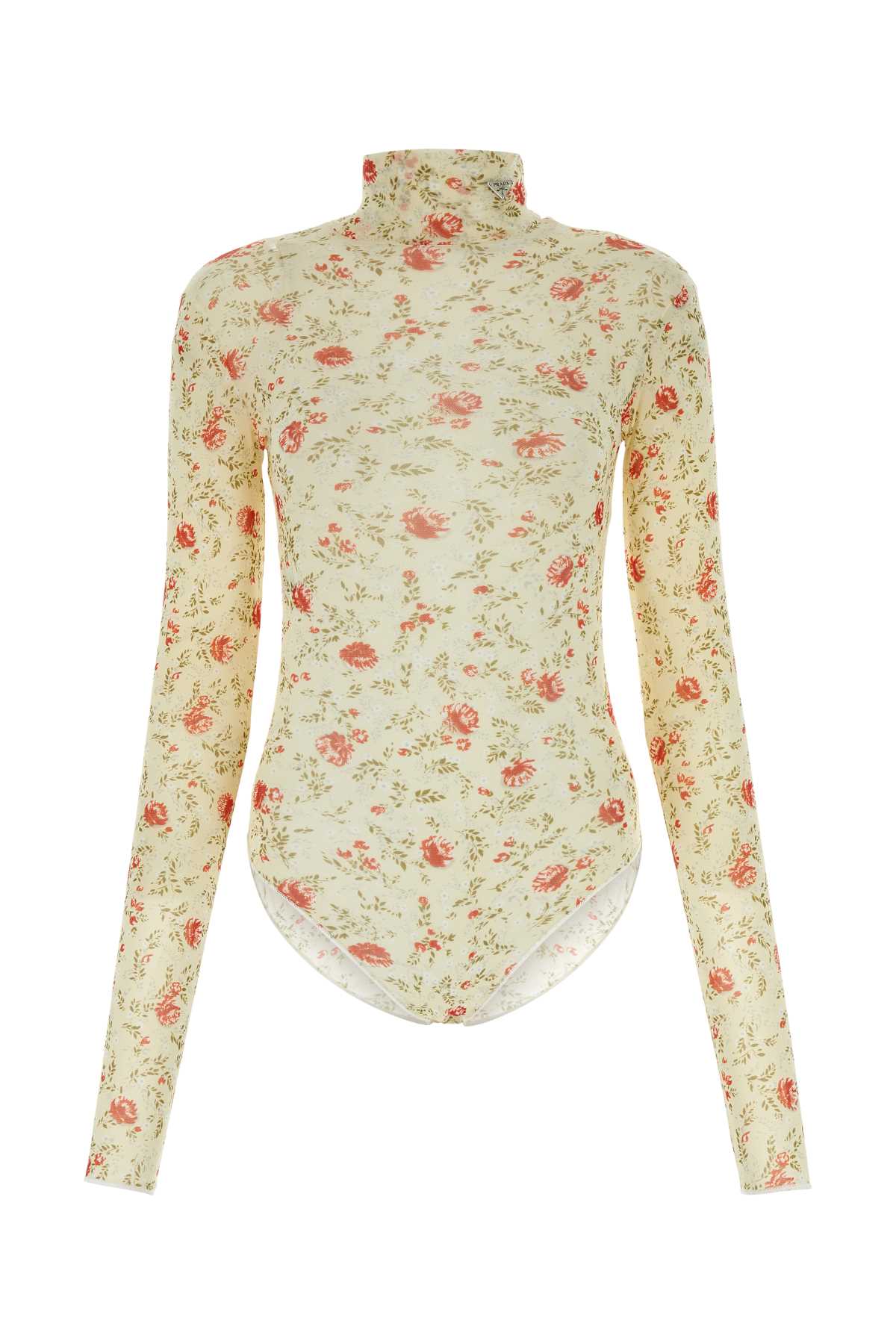 PRADA Printed Nylon Bodysuit for Women - Size Mini