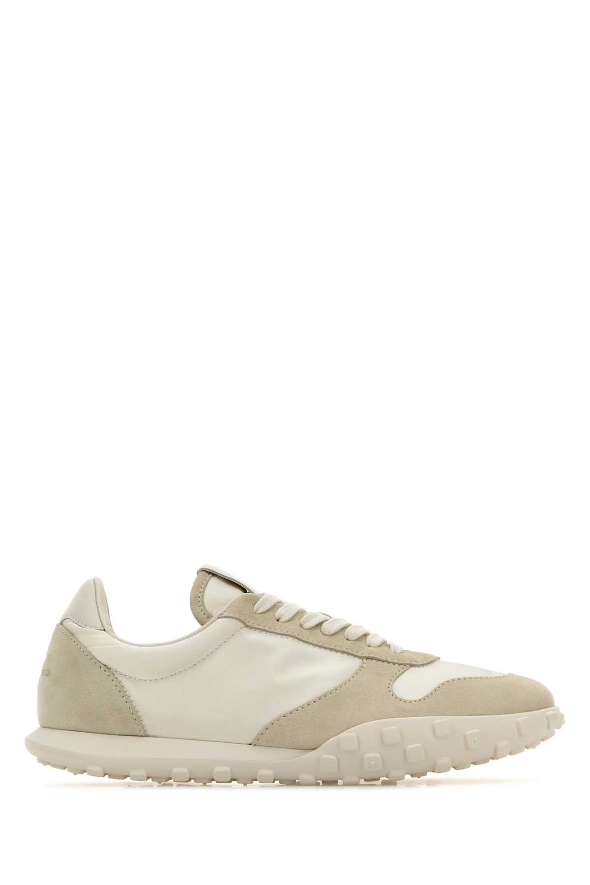 JIL SANDER Two-Tone Fabric and Suede Sneakers for Men