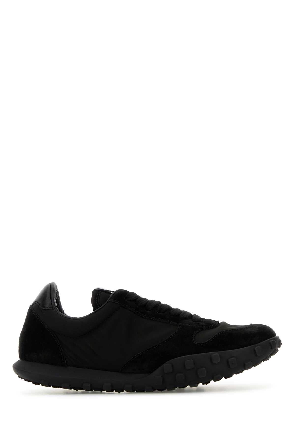 JIL SANDER Fabric and Suede Moon Sneaker - Women’s Eye-Catching Design