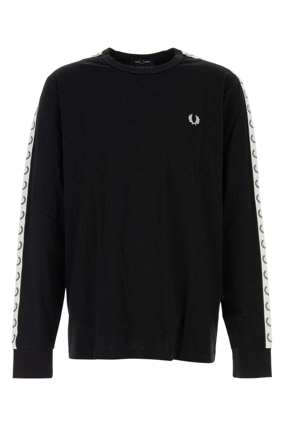 FRED PERRY Classic Taped Long Sleeve Tee for Men