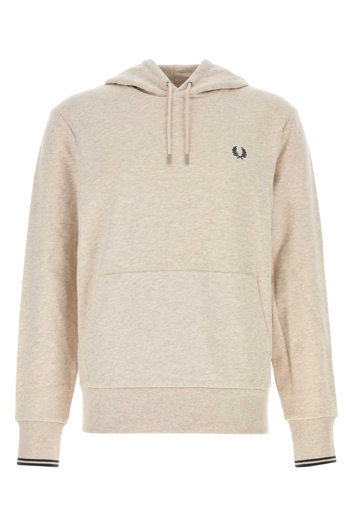 FRED PERRY Cotton Melange Sweatshirt for Men - FW24 Edition