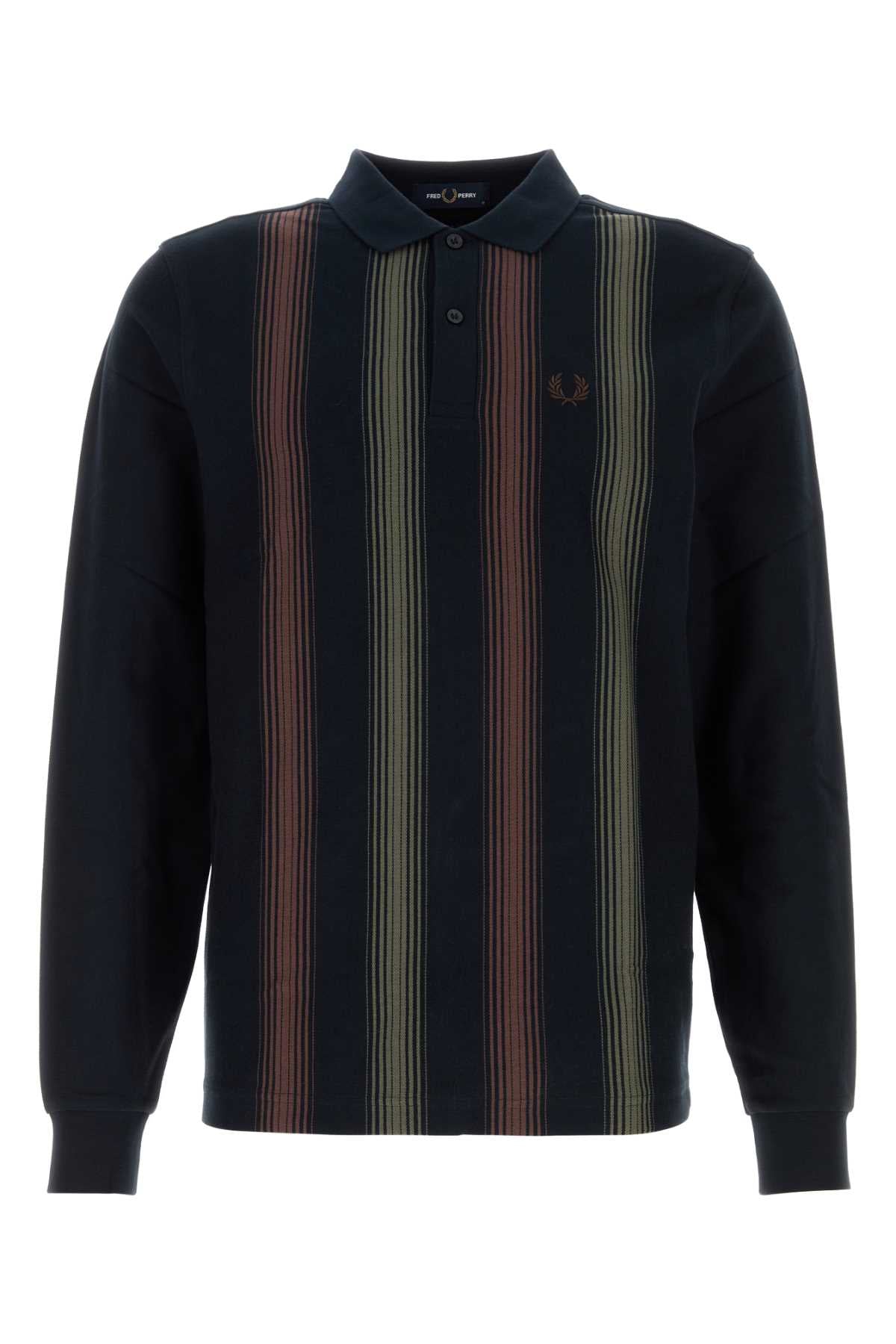 FRED PERRY Embroidered Piquet Polo Shirt