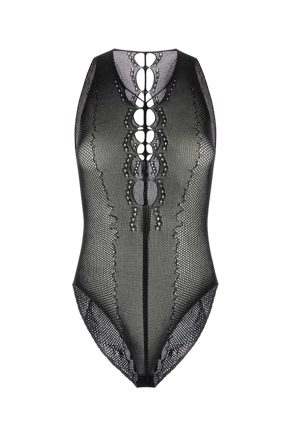 SAINT LAURENT Women's Mini Mesh Bodysuit