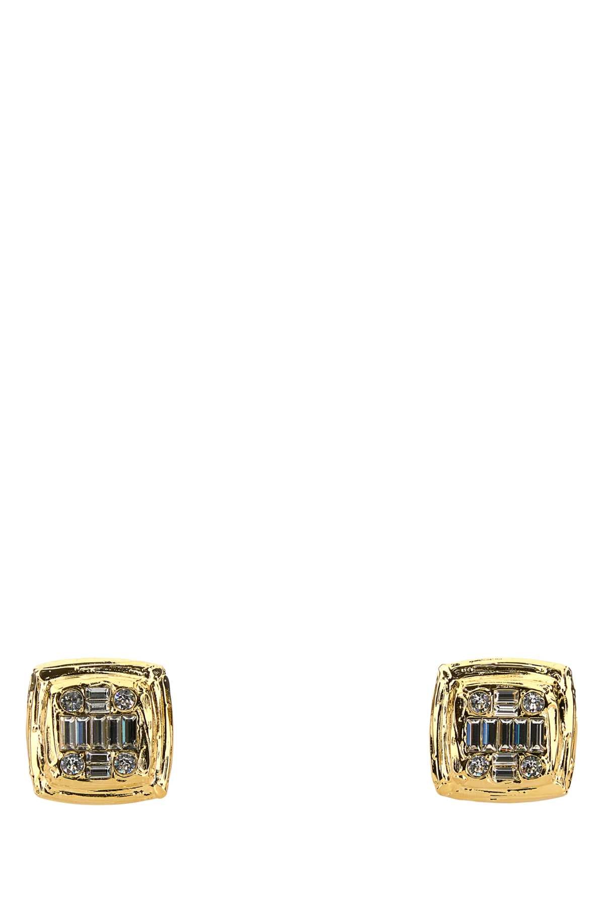 AMINA MUADDI Mini Embellished Metal Jeanne Earrings
