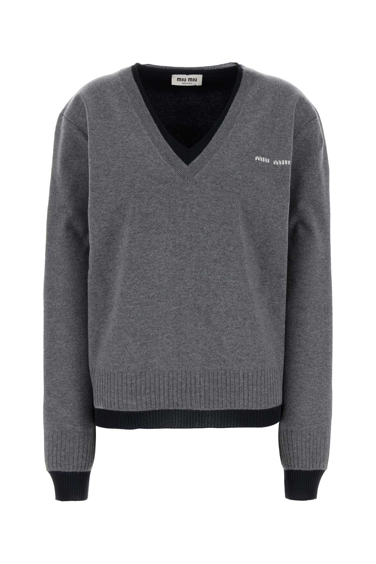 MIU MIU Oversized Cashmere and Silk Sweater