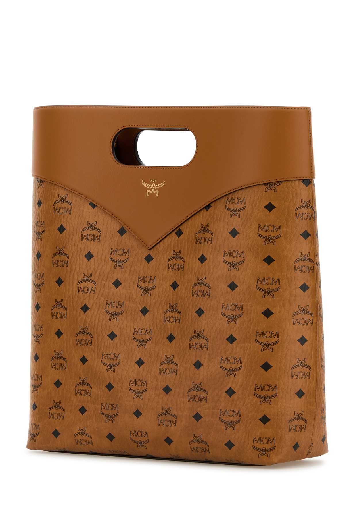 MCM Stylish Printed Canvas Shopping Handbag - 32 cm Width